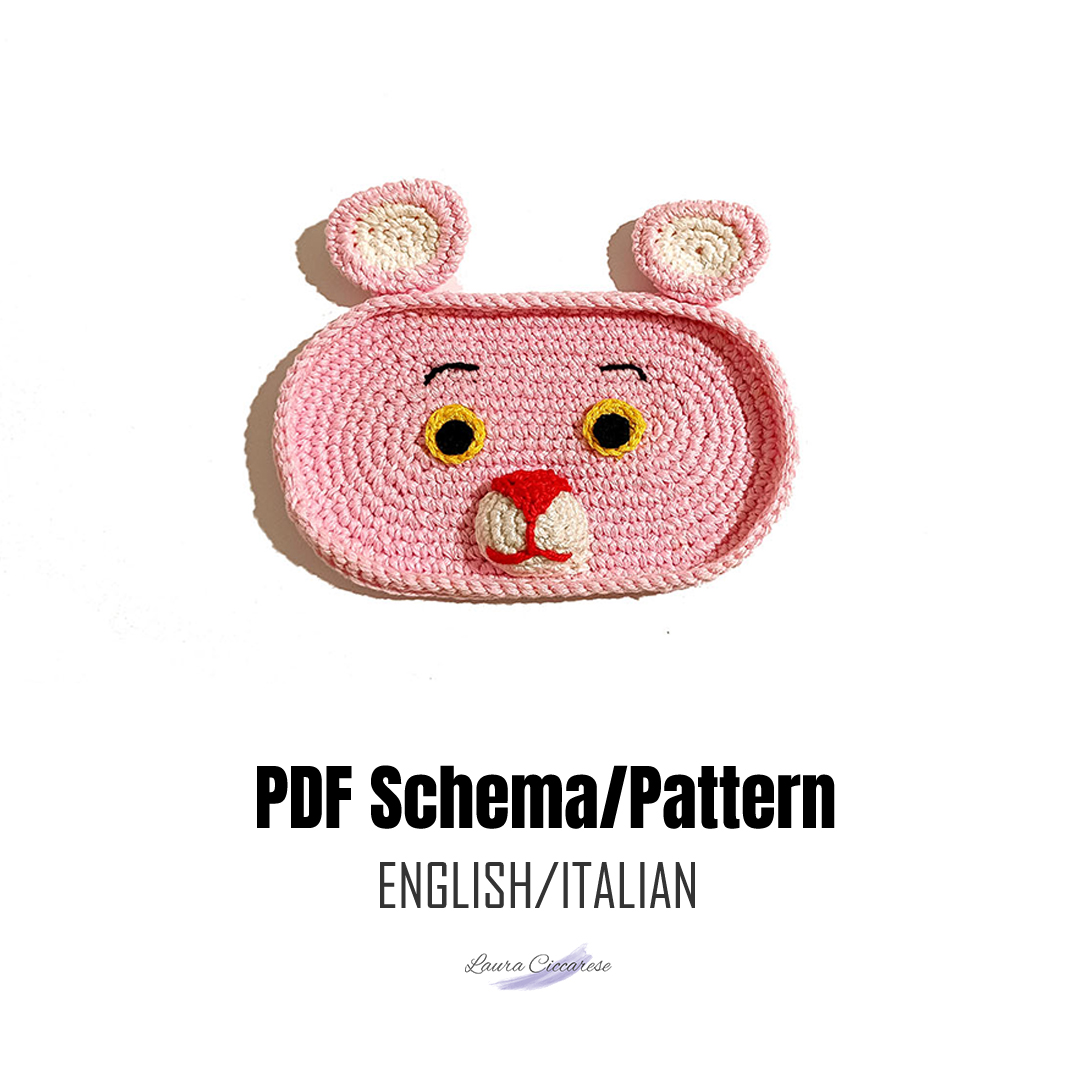 Portaocchiali tavolo pantera rosa SCHEMA